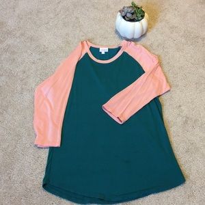 LulaRoe Pink & Green Randy